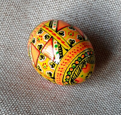 Holz Ostereier handgemachte ukrainische Pysanky Pysanka Easter Eggs 2,5''