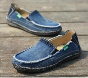 denim moccasins