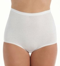 Original Shadowline 100 Cotton Full Cut White Brief Size 5/Small