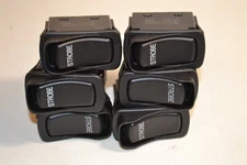LOT OF 6 - Carling Technologies L11B1S00A3AAXX100XSTR2 STROBE Rocker Switch