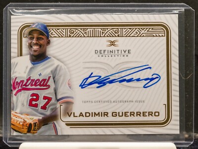 2023 Topps Definitive Vladimir Guerrero Auto Autograph HOF 15/25