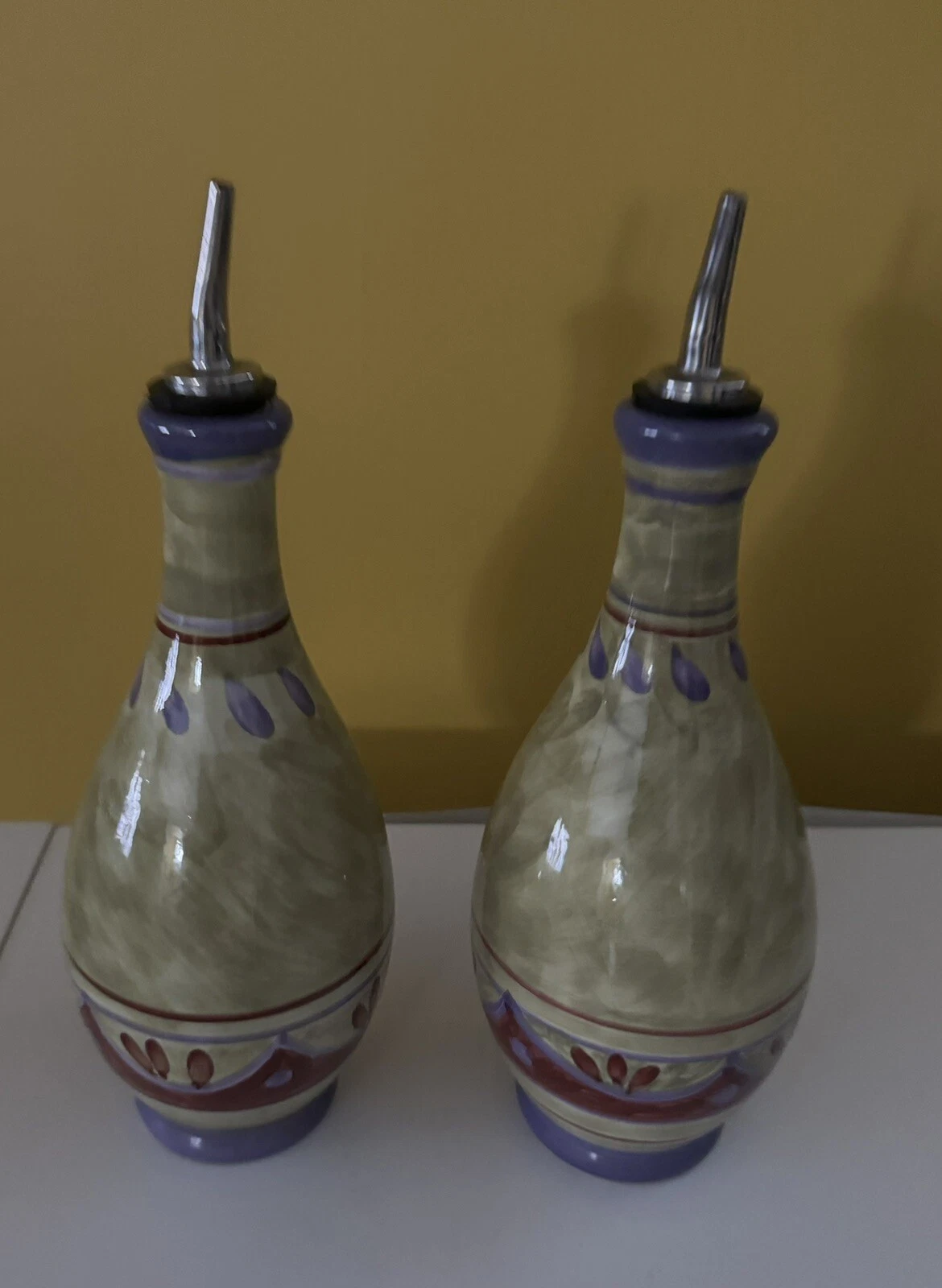 Mesa International Vinegar and Oil Dispenser Bottles – 11" Tall