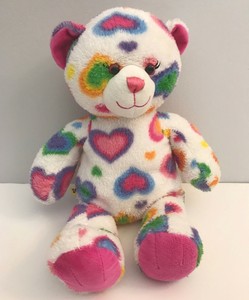 rainbow heart bear