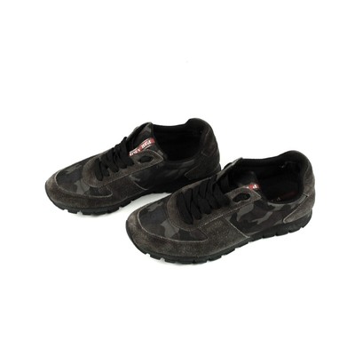 Genuine Prada Men Camo Sneakers Grey Shoes Size 39EU, 5UK  display picture 2