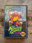 SEGA Genesis The Aquatic Games Complete CIB w Poster Insert Nice Copy TESTED