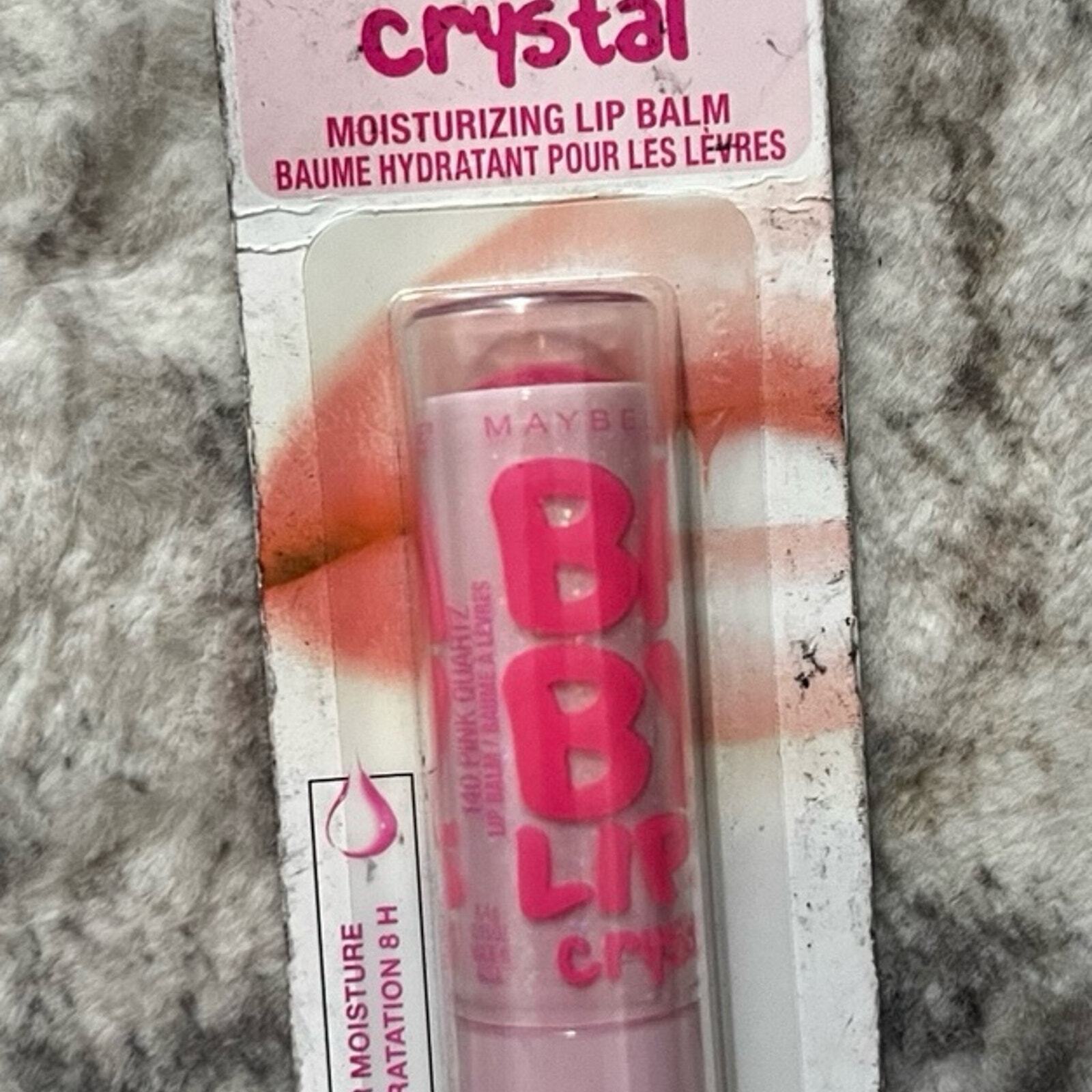 Maybelline New York Baby Lips Crystal Lip Balm, Pink Quartz