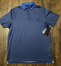 NWT HEAD GOLF Blue Short Sleeve Polo SHIRT Men s Size Medium. B1
