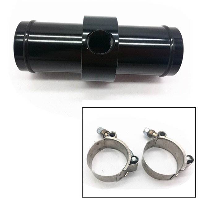 CNC Aluminum Inline Radiator Hose Temperature Sensor Adapter with 40