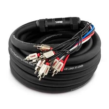 DS18 MDSA10/4.30FT Medusa Snake Audio Wire 10 Channels RCA 4 x 12GA Power Cable