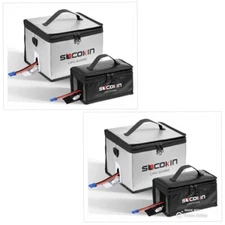 Lot of 2 Packs Socokin Lipo Battery Explosion & Fire Proof Safe Bags - New!!!