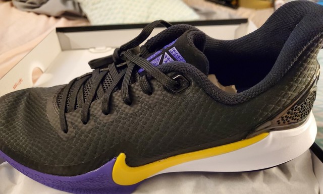 kobe bryant shoes purple yellow