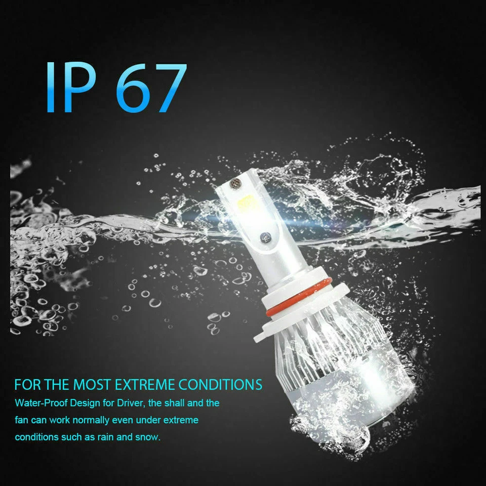 Faróis de LED + combo de lâmpadas de neblina 6 peças para Saturn Outlook 2007-2010 - 6000K - Imagem 2 de 4