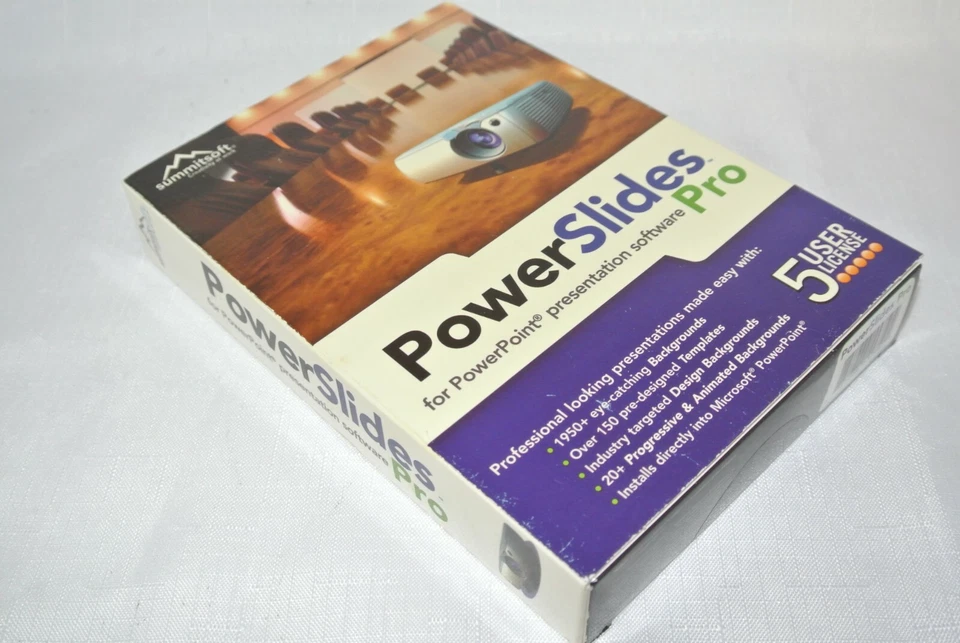 Summitsoft PowerSlides Pro 5 user license New-Sealed- - Image 4 of 4