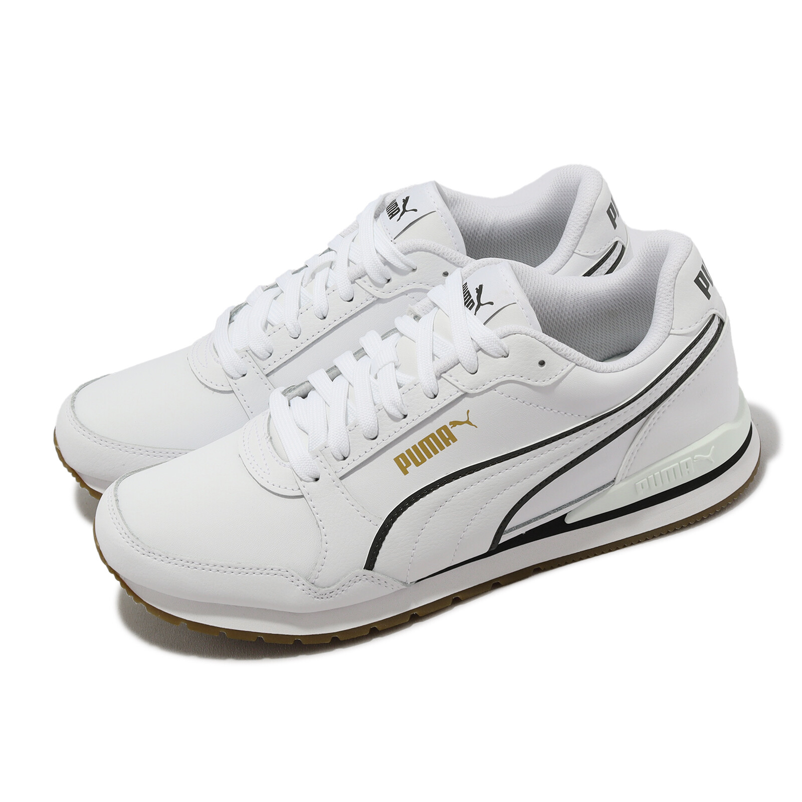 Мужская повседневная обувь Puma ST Runner V3 Bold White Forest Night для образа жизни 388128-05