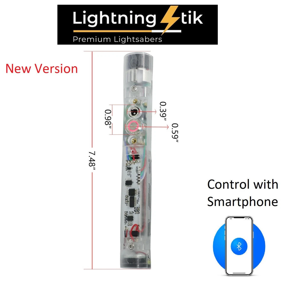 DIY Lightsaber Electronics Soundboard 16 Sound Fonts Infinite