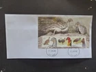 AUSTRALIA 2022 MEGAPODES 3 STAMP MINI SHEET FDC- AVOCA