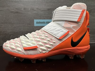 Nike Force Savage Elite 2 Football Cleats White Orange Men display picture 1