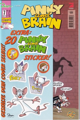 PINKY und BRAIN (deutsch) ab 1 - 17 + AUFSTELLER - DINO VERLAG 1999 / 2000 - TOP - Picture 8 of 12