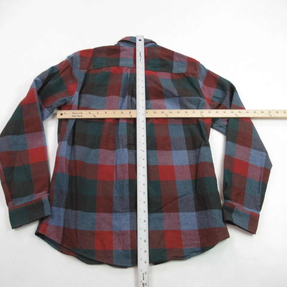 Eddie Bauer Shirt Mens Medium Long Sleeve Lightweight Plaid Button Front Slim - Image 4 of 4