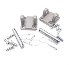 Lot of 2 SMC D5032 Double Clevis Pivot Bracket 32mm Bore