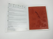 Stamping Up Stamp Set BIRTHDAY BLOSSOMS 8 pc. Happy Flowers