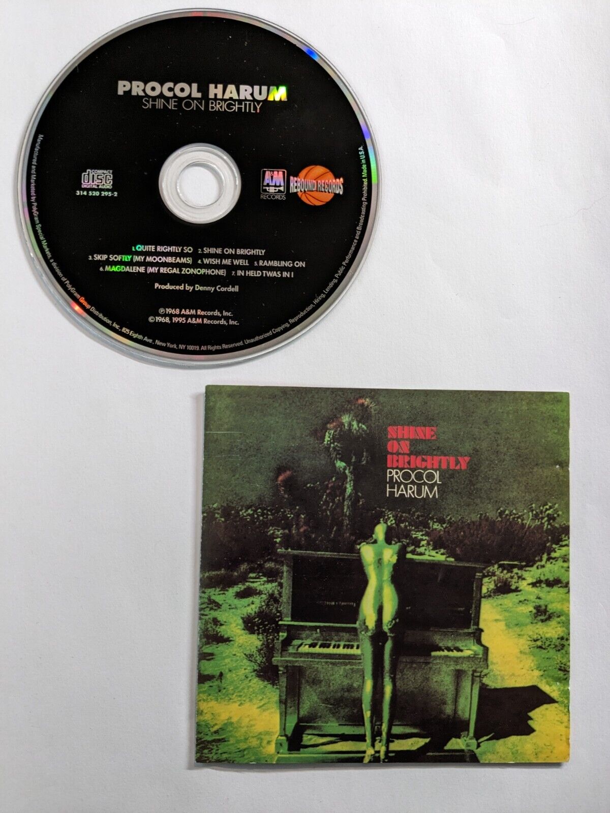 Procol Harum/Robin Trower CD LOT (Shine on Brightly, Classics, Bridge of Sighs) 