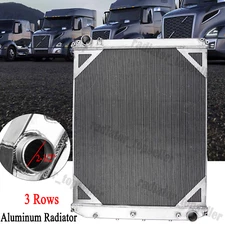 For 2008-2014 Volvo Mack Vision Truck VAH VNL/VNM VHD 3 Rows Radiator Aluminum
