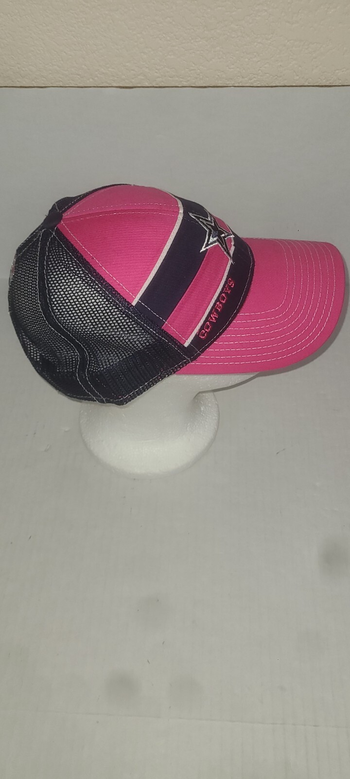 Dallas Cowboys On Field Womens/Youth Hat Adjustable Snapback Mesh Trucker Blue & thumbnail 2