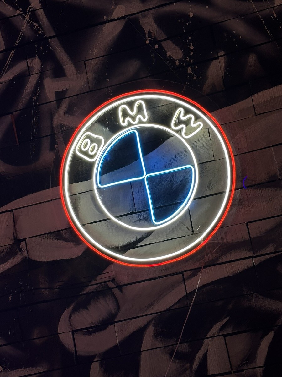 BMW Neon Sign Garage Decor Sign Car Logo Led Sign Gifts for