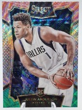 2015-16 Panini Select Concourse Justin Anderson RC Rookie Tri-Color Prizm #85