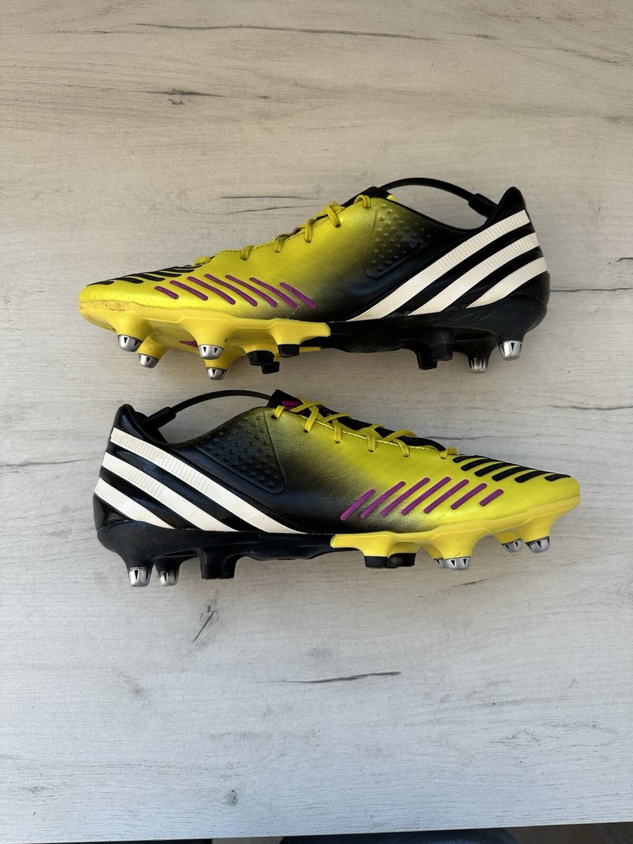 Adidas Predator Lethal Zones Yellow Football Cleats Boots US10 1/2