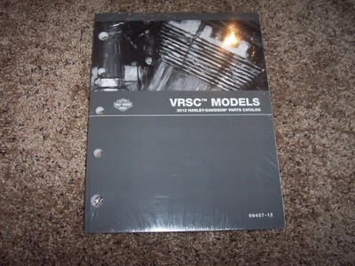 2012 Harley Davidson VRSC V-Rod Factory Parts Catalog Manual Book