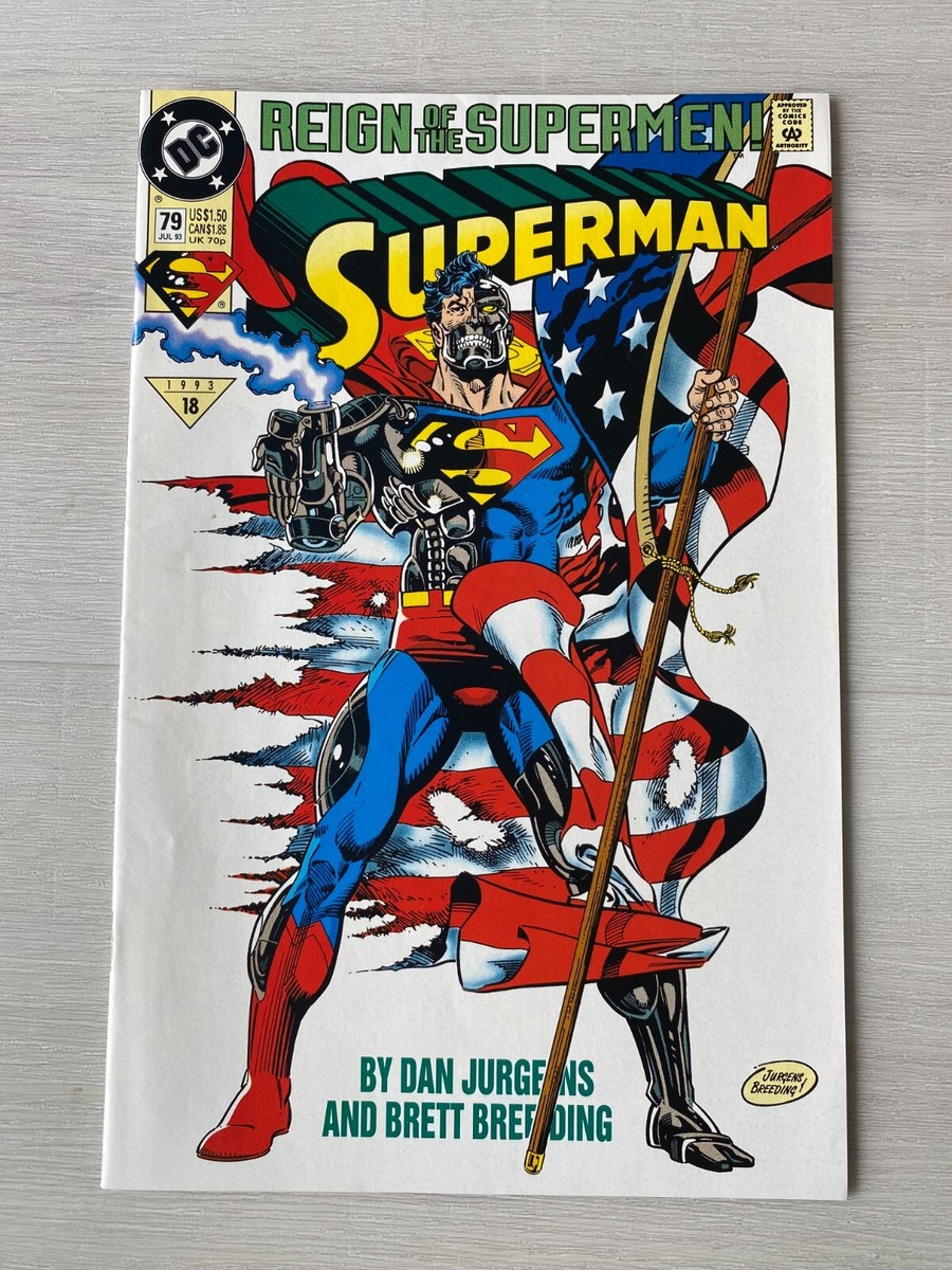 Superman #79 ☆DC Comics☆ 1993 Reign of the Supermen! VF or