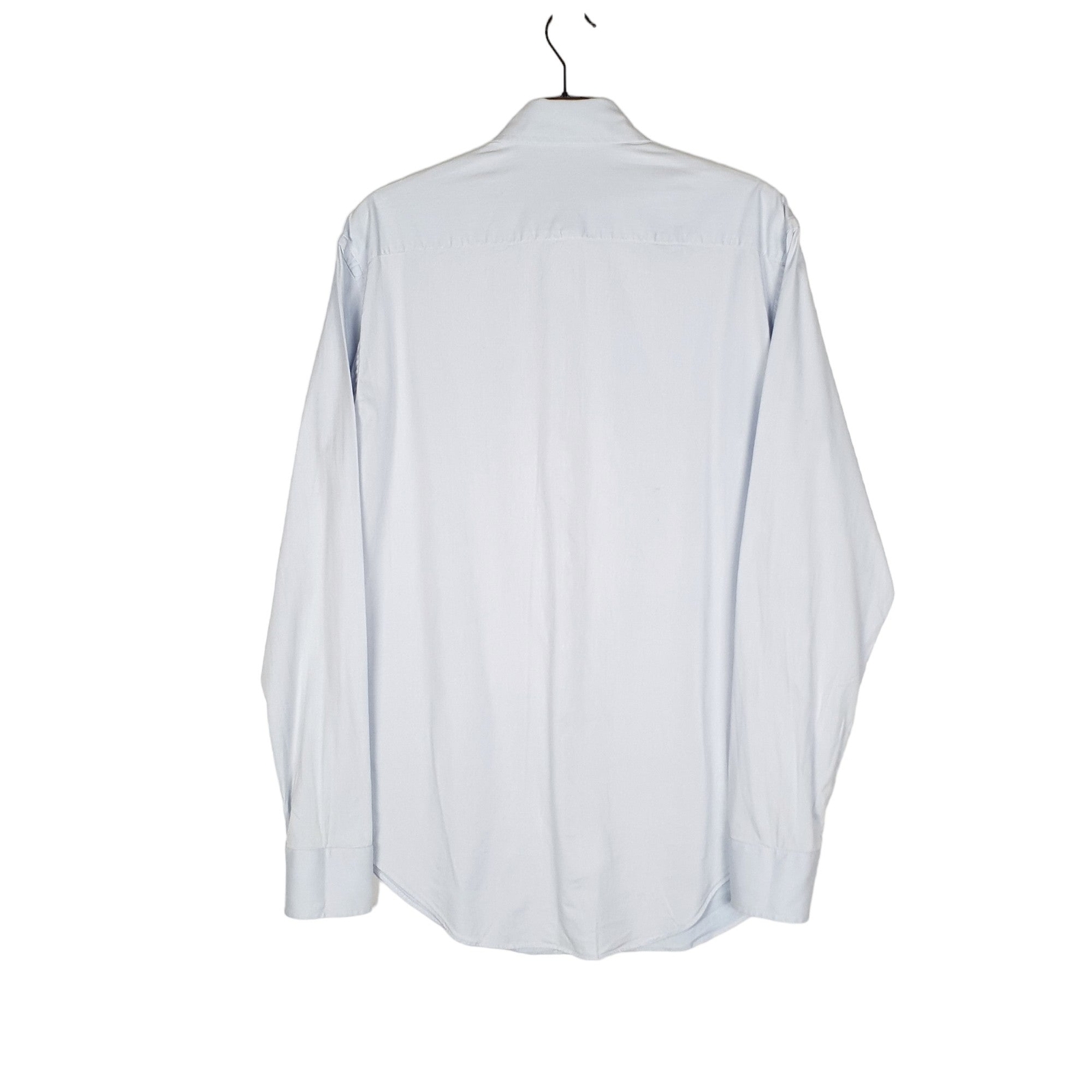 Mens ARMANI Blue Long Sleeve Casual Shirt S image 3