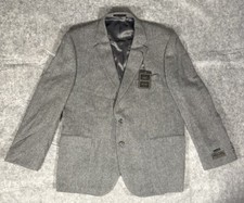 Jos A Bank Reserve Blazer Men  s 48R Grey Wool Cashmere Lanificio Campore NWT