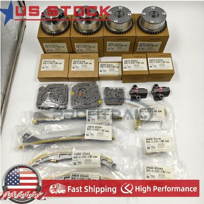 GENUINE OEM Engine Timing Chain Kit For Santa Fe Sorento Azera Genesis 3.3L 3.8L
