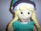 Hand crochet doll with 4 outfits, braids  #25     a — photo 8