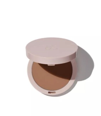 Arbonne Second Nature Pressed Powder In Luxury Compact | Farbton Dark