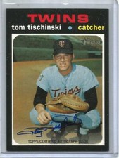 Tom Tischinski 2020 Topps Heritage Autograph