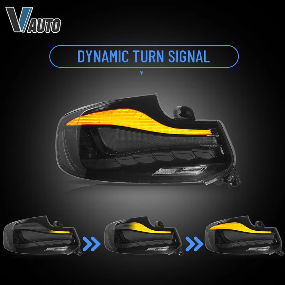 Luces traseras secuenciales lente de humo OLED Fit BMW F22 F23 F87 M2 SERIE 2 2014-2019 Foto 3 de 4
