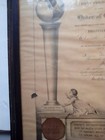ORDER OF THE OWLS VINTAGE PAST PRESIDENT AWARD 1913 Framed. — photo 3