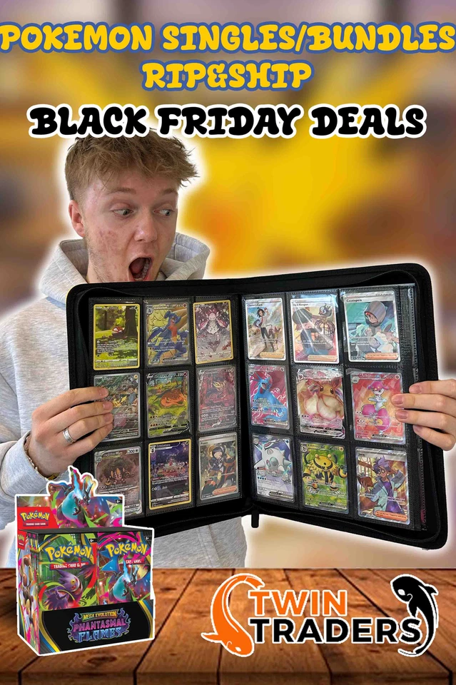Pokemon BLACK FRIDAY DEALS 10% OFF 'BIN' SINGLES/BUNDLES/PACKS