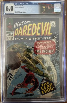 Daredevil #25 CGC 6.0 1st Leap-Frog / Mike Murdock App Silver Age 1967 Comic