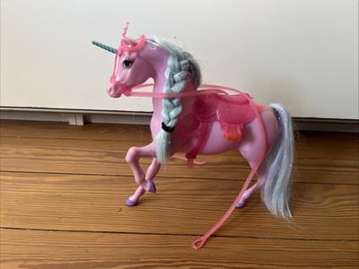 Mattel RAR Barbie Swan Lake Schwanensee Lila Einhorn + Kutsche 2002 mit Zubehör