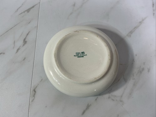 Cenicero de porcelana Arklow vintage ~ República de Irlanda ~ arpa escénica tréboles - Imagen 7 de 18