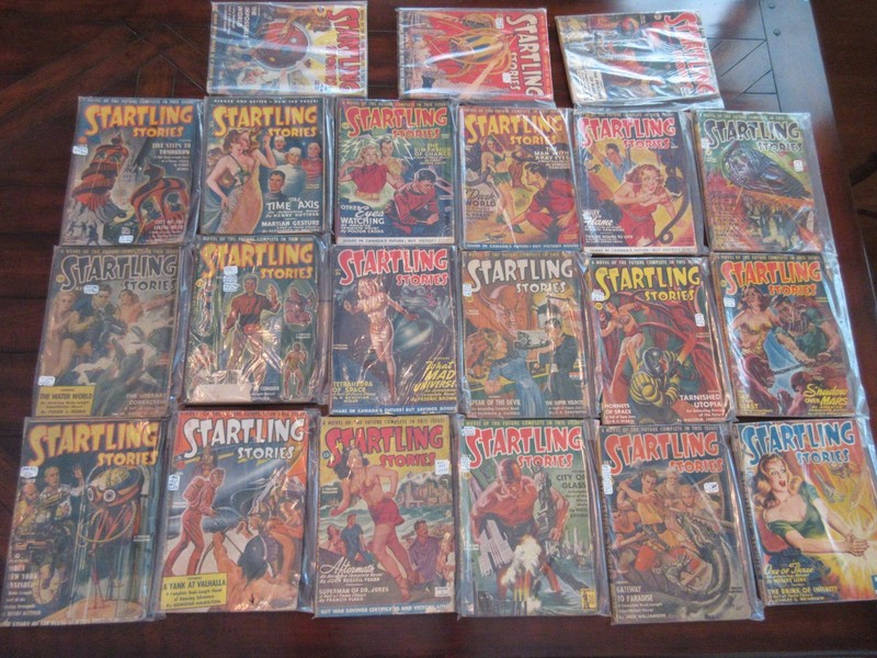 Startling Stories (BIG LOT OF 21) Pulp Magazines 1930s 1940s Science Fict Horror
