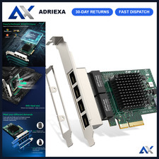 4 Port Gigabit Ethernet Card PCIe Network Adapter RJ45 BCM5719 - High-Speed Conn