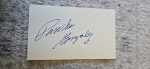 PANCHO GONZALES SIGNED AUTO 3X5 INDEX CARD TENNIS HOF WIMBLEDON US OPEN CHAMPION