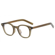 TR90 Round Reading Glasses Blue Light Blocking Fashion Retro Full Rim Men Women