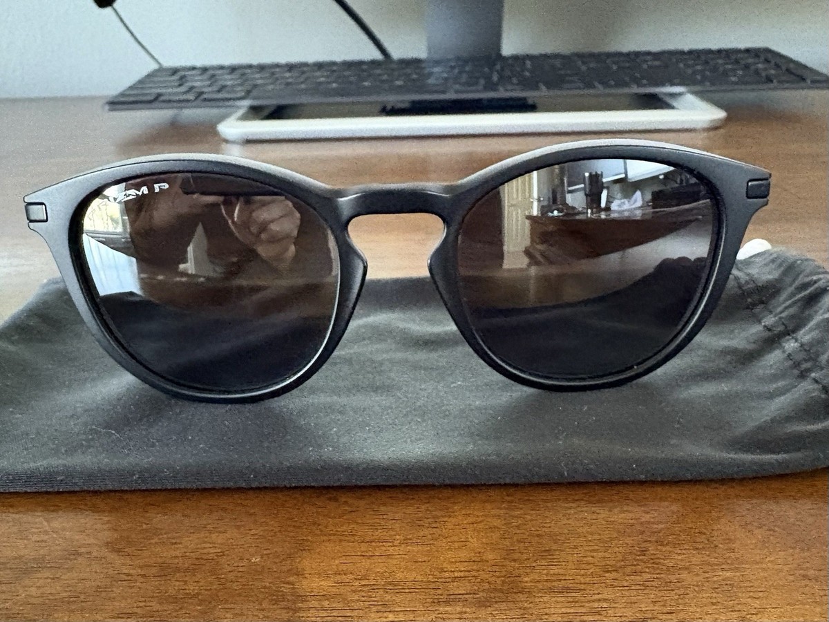 Oakley Pitchman R Polarized sunglasses - Rare Satin Blk/Blk Prism